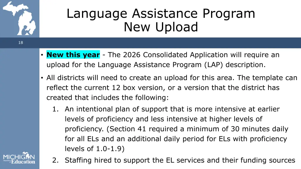 language assistance program new upload