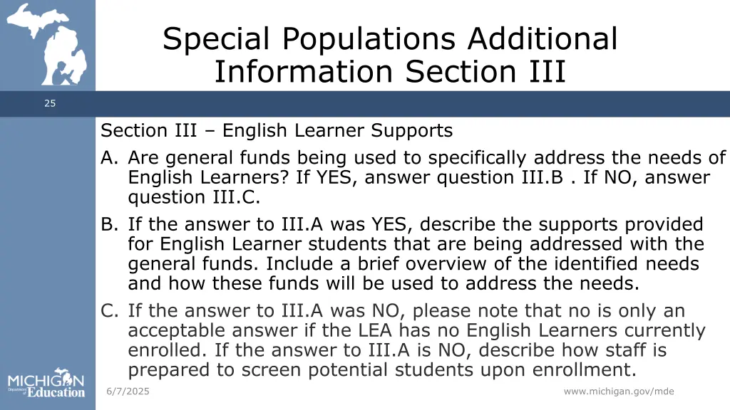 special populations additional information 3
