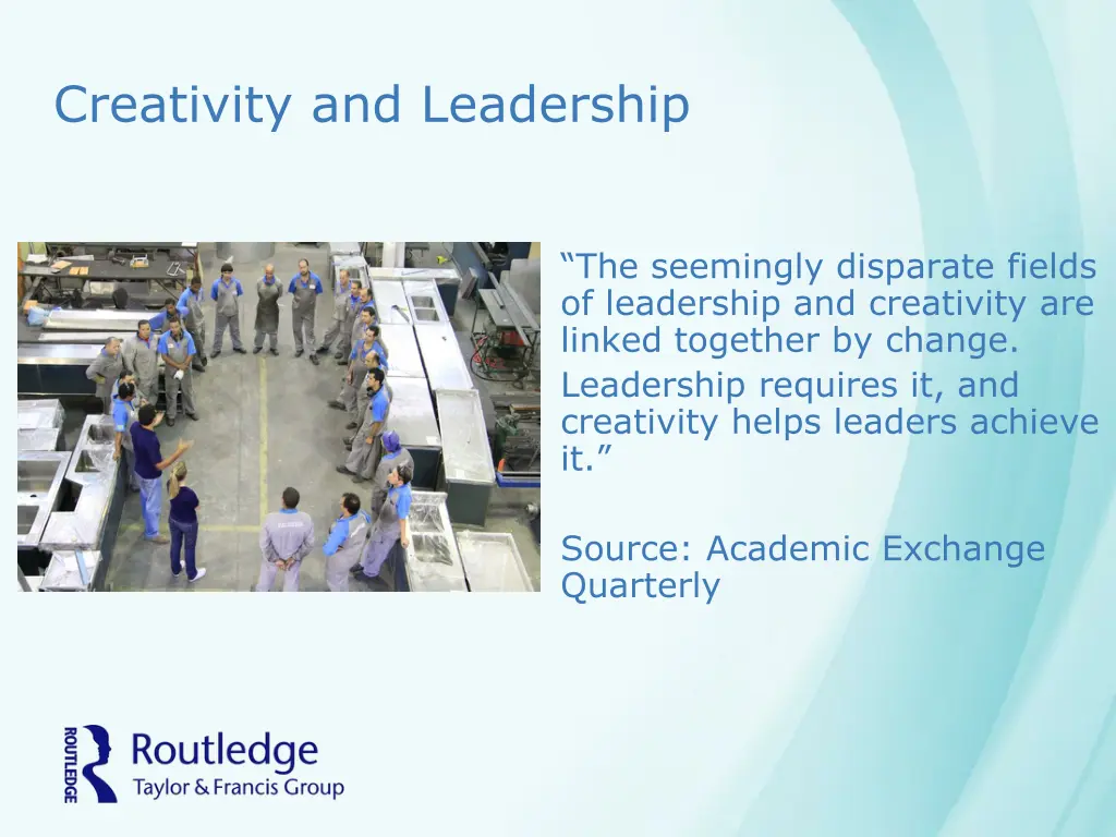 creativity and leadership