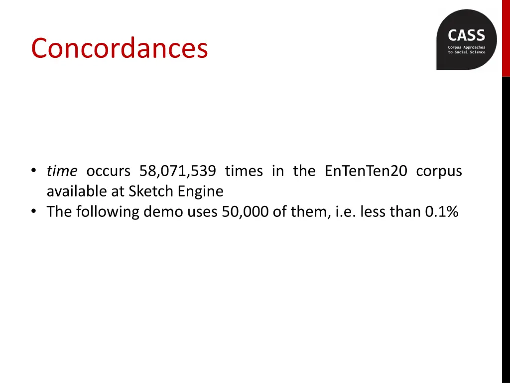 concordances 1