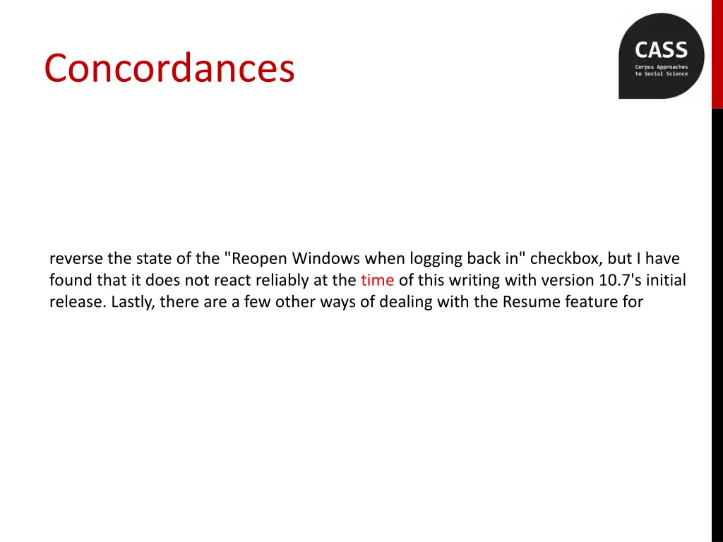 concordances 2