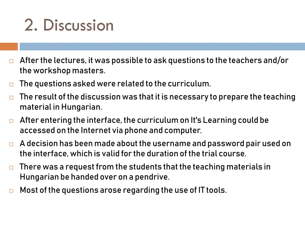 2 discussion