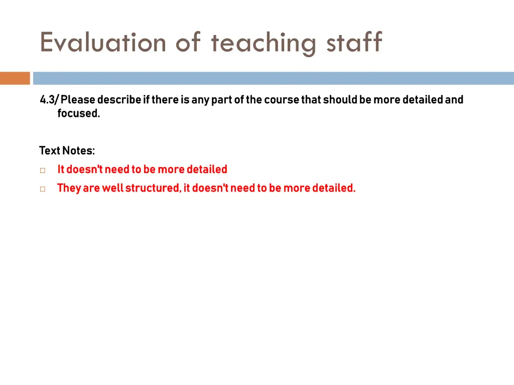 evaluation of teaching staff 2