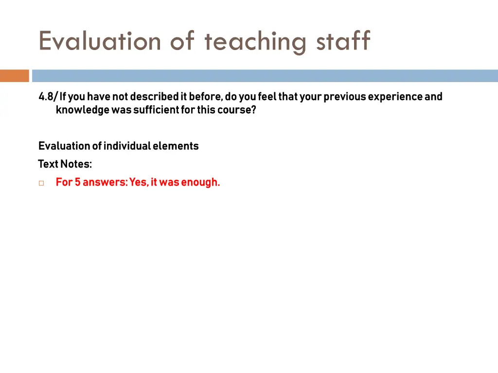 evaluation of teaching staff 7
