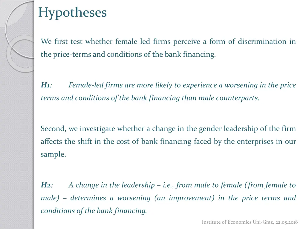 hypotheses