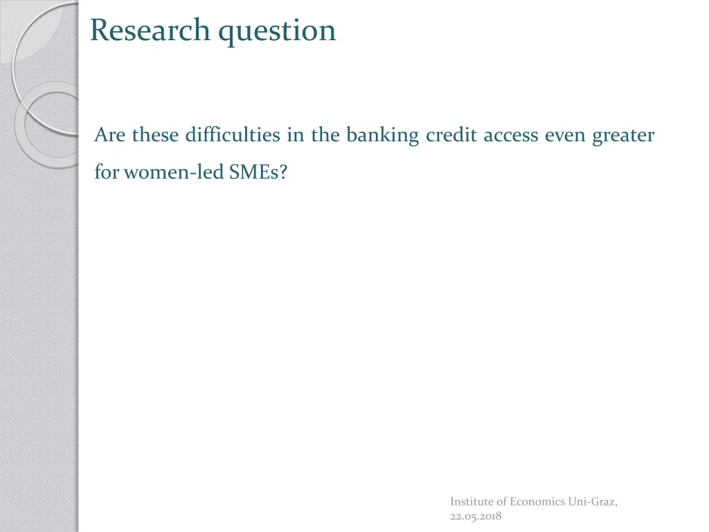 research question