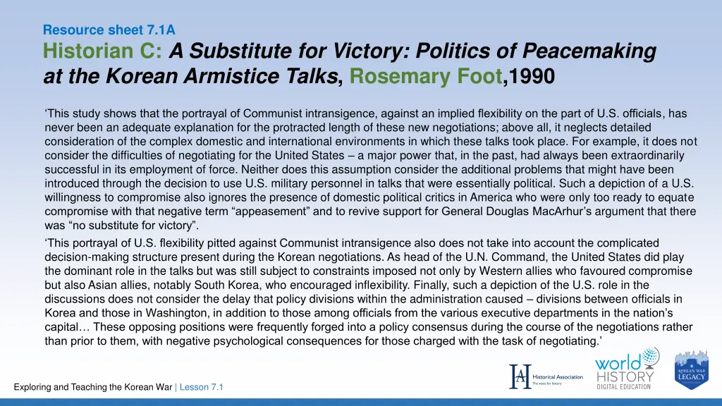 resource sheet 7 1a historian c a substitute
