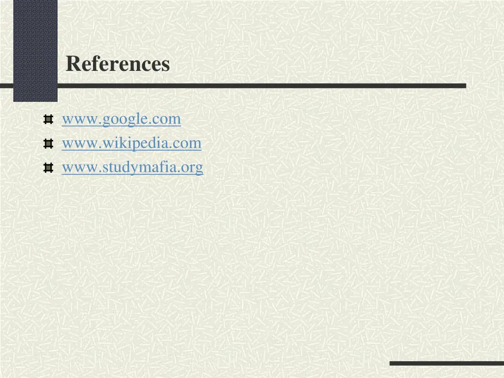 references