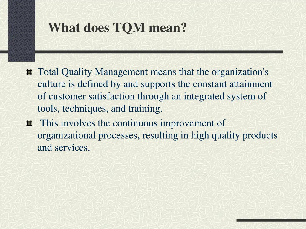 what does tqm mean