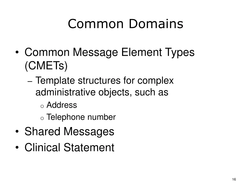common domains