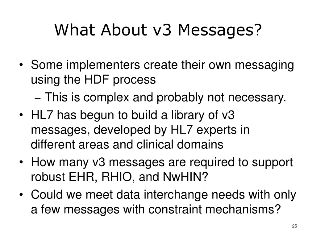 what about v3 messages