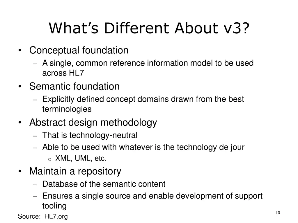 what s different about v3