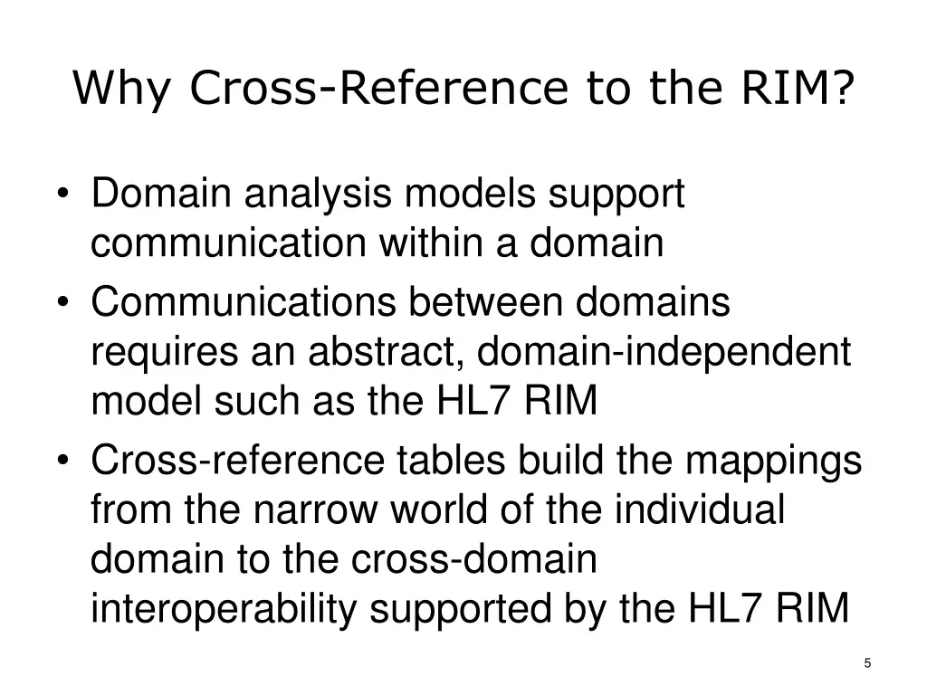 why cross reference to the rim