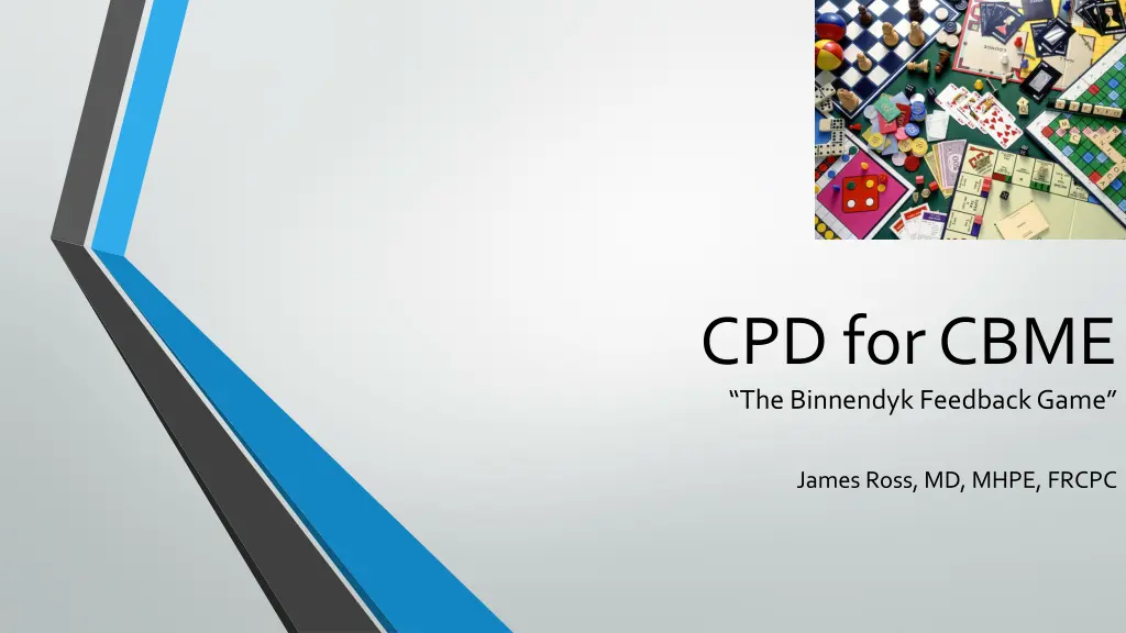 cpd for cbme the binnendyk feedback game