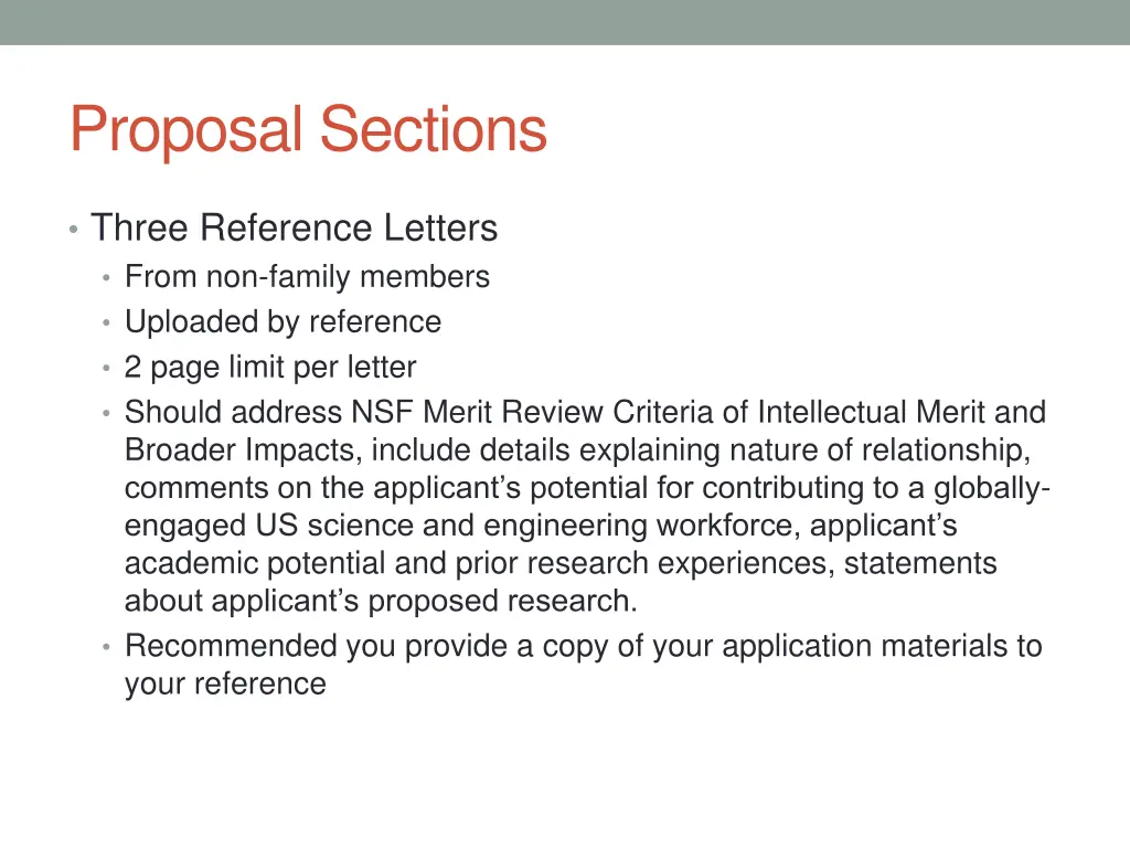 proposal sections 2
