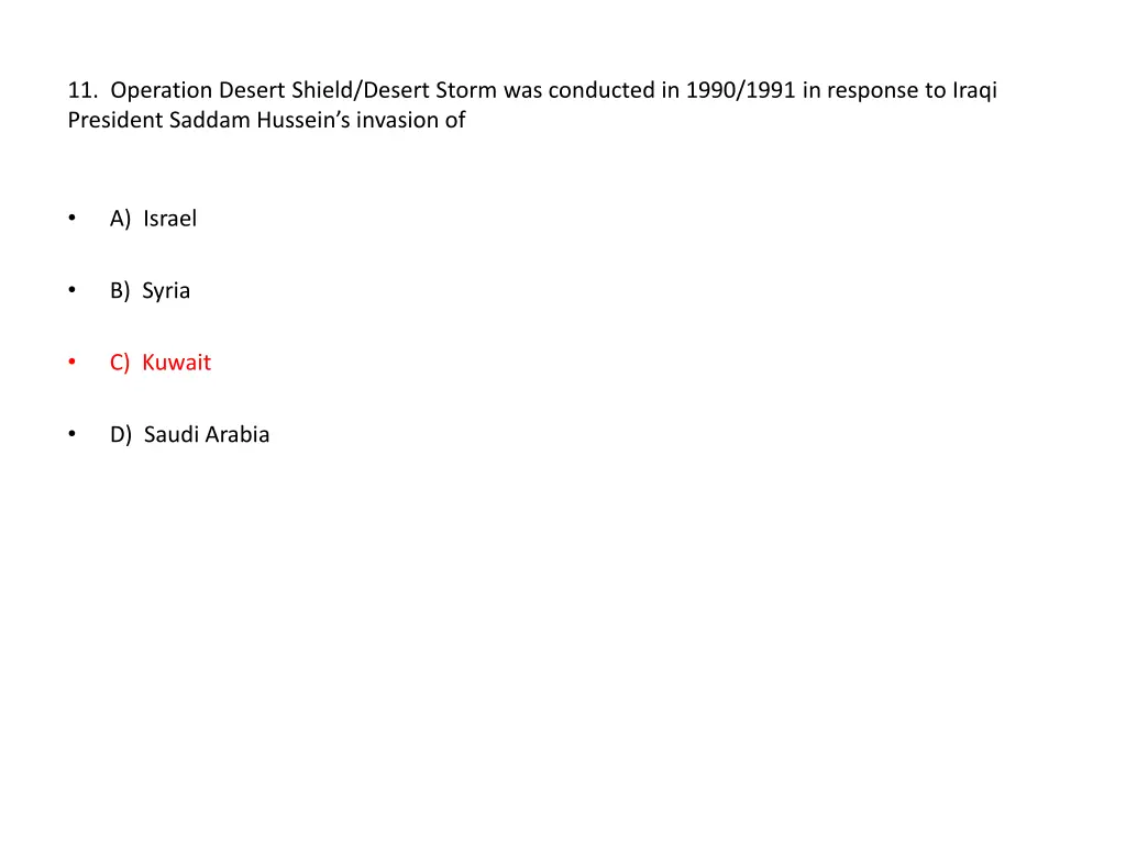 11 operation desert shield desert storm