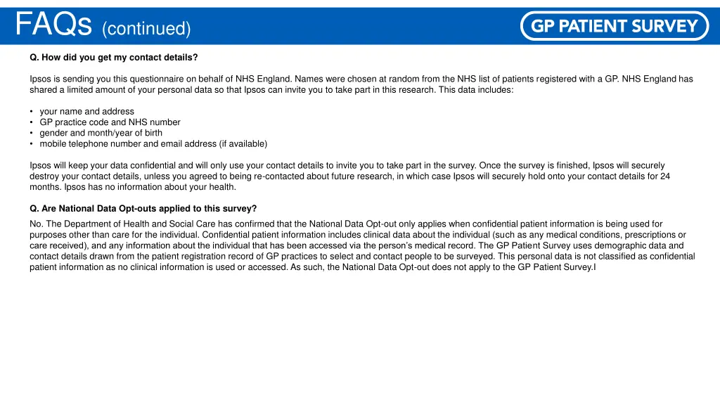 faqs continued