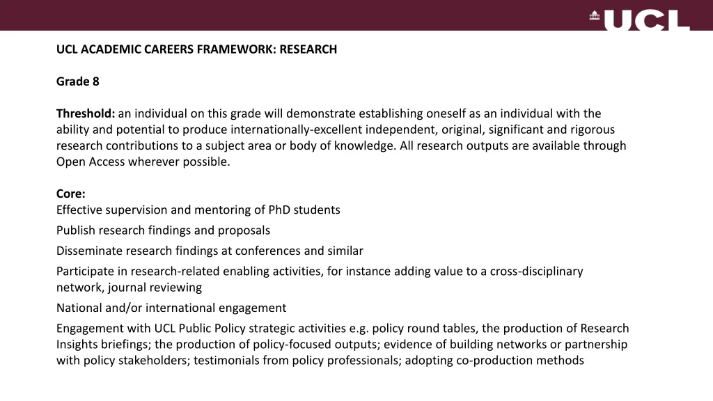 ucl academic careers framework research 1