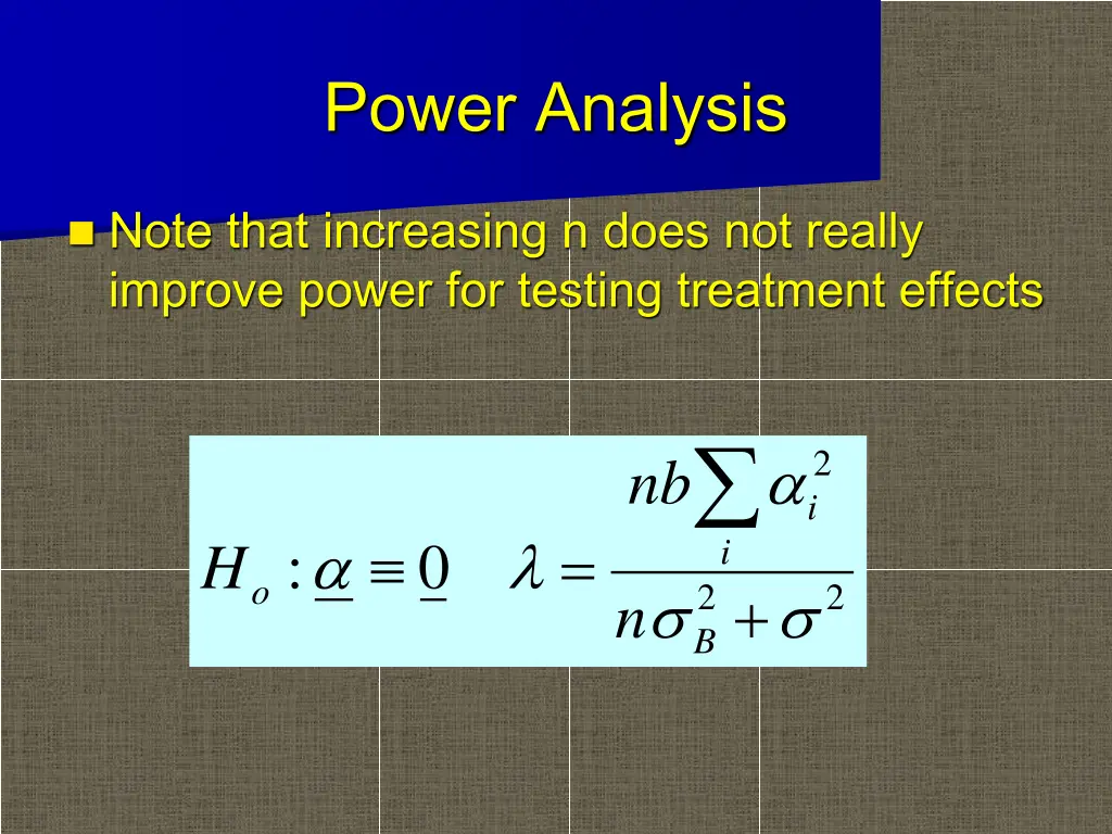 power analysis