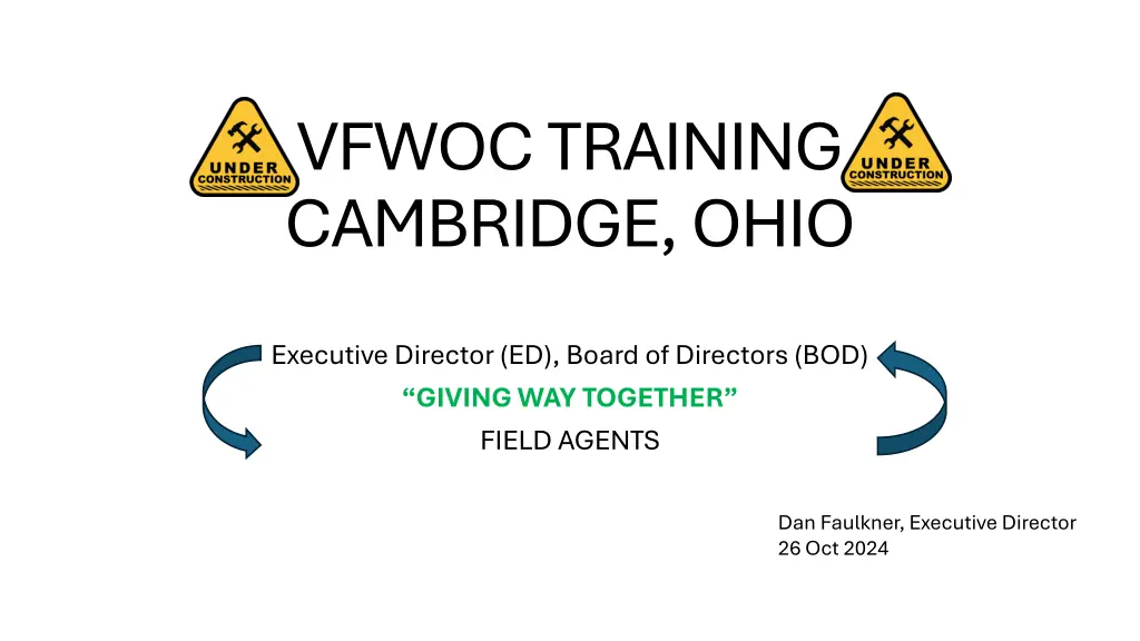 vfwoc training cambridge ohio