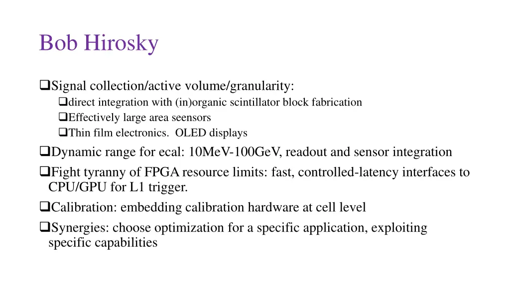 bob hirosky