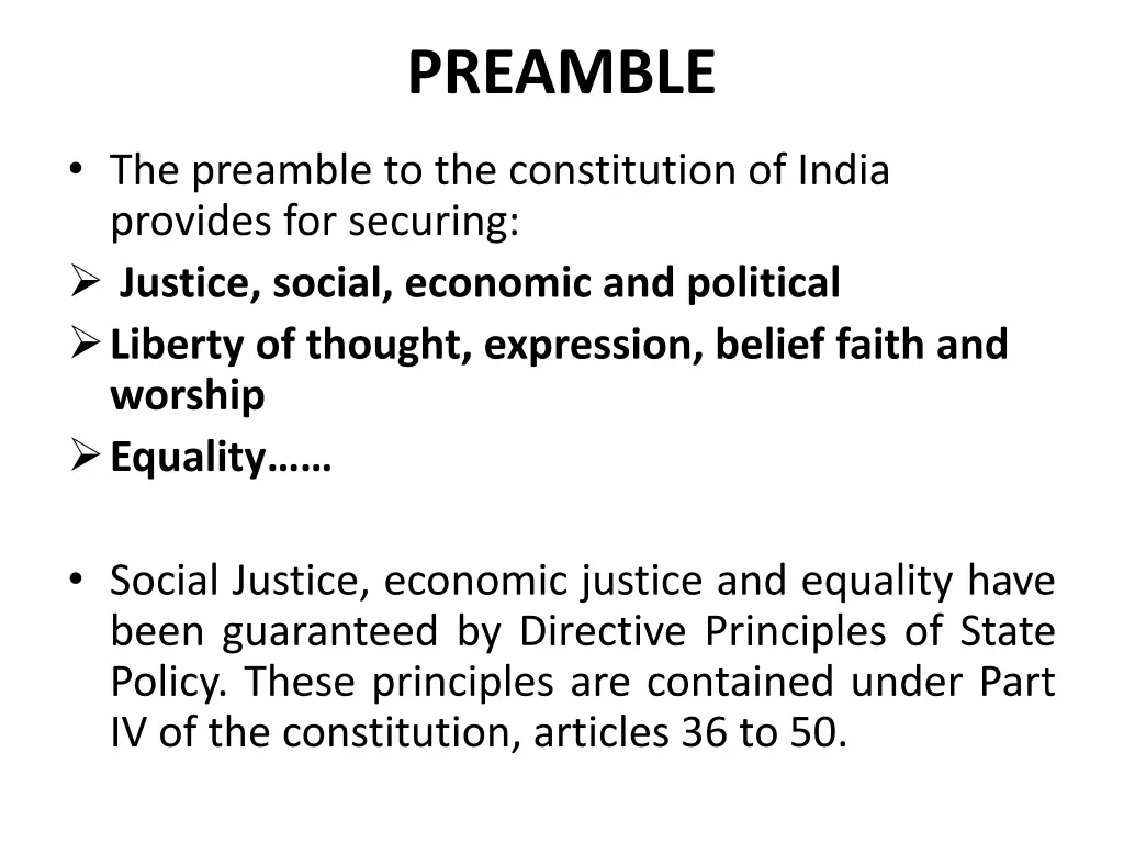 preamble