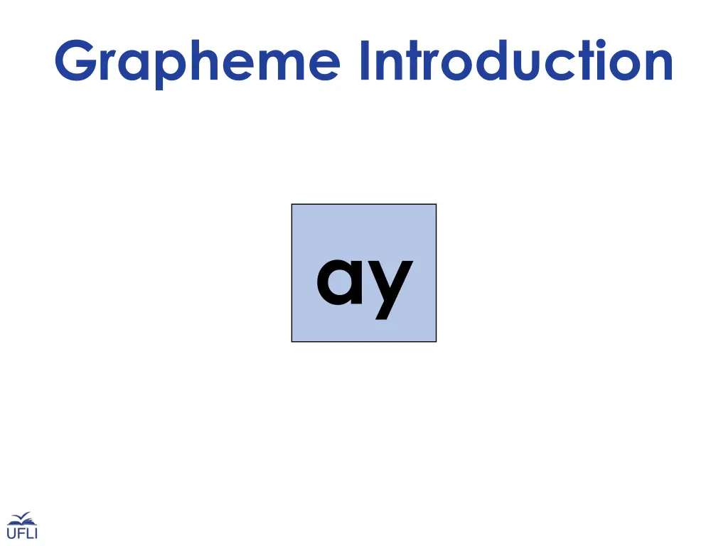 grapheme introduction