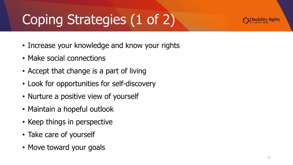 coping strategies 1 of 2