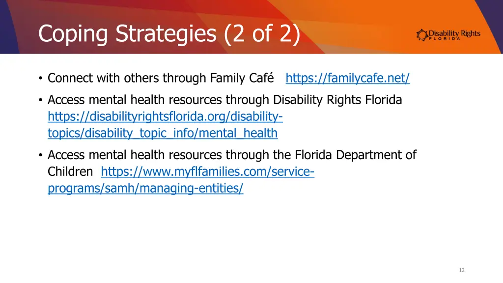 coping strategies 2 of 2