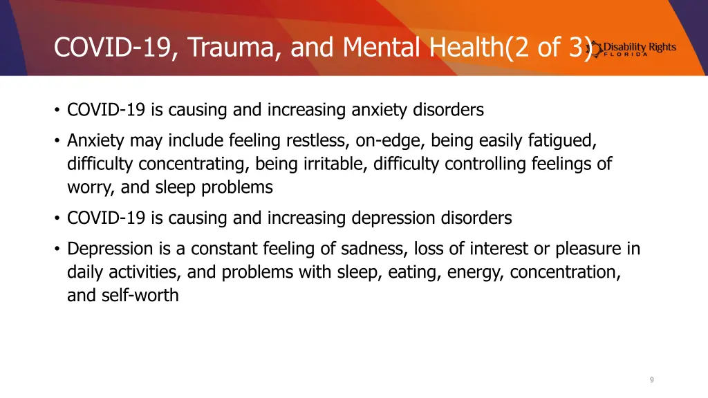 covid 19 trauma and mental health 2 of 3