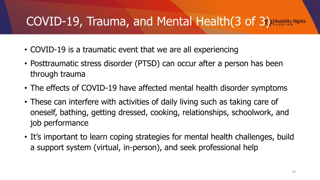 covid 19 trauma and mental health 3 of 3
