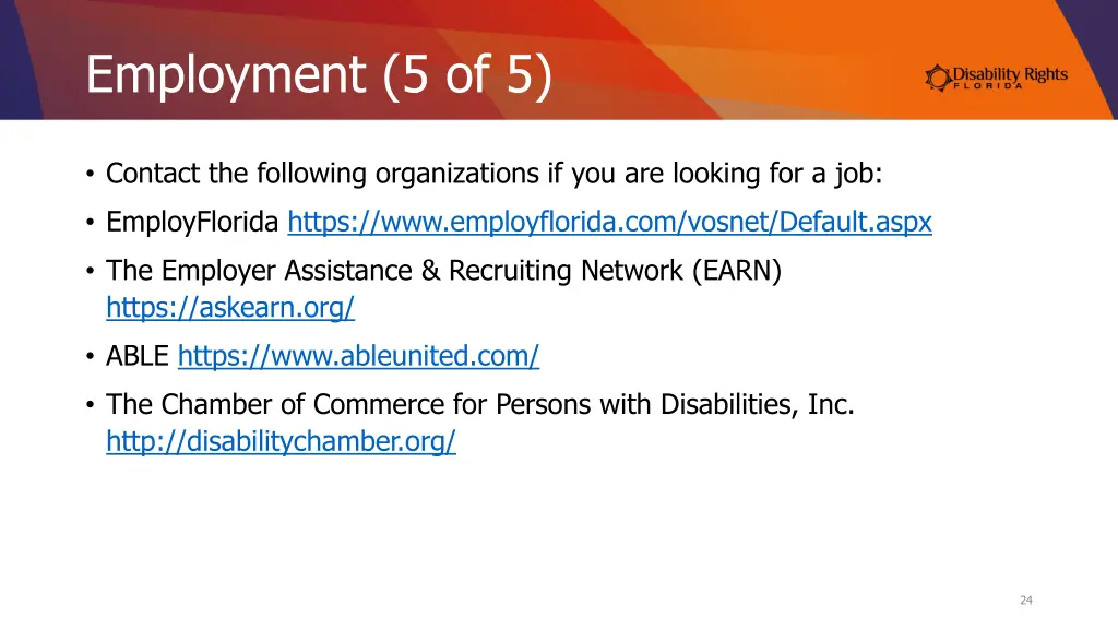 employment 5 of 5