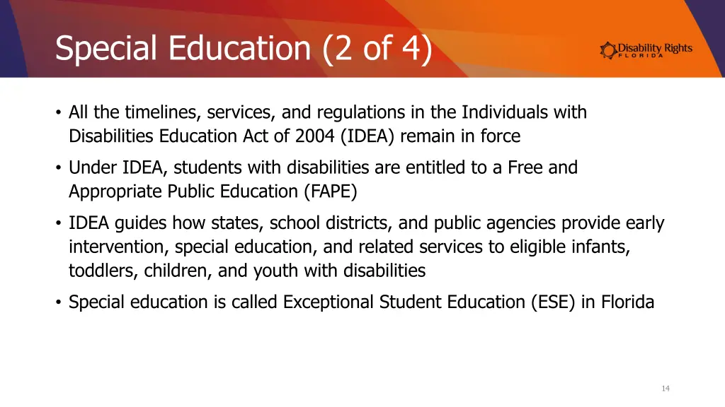 special education 2 of 4