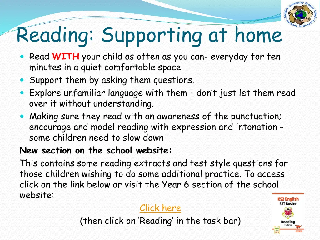 reading supporting at home read with your child