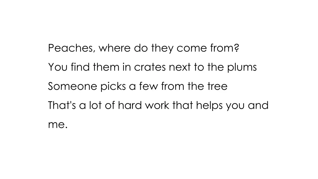 peaches where do they come from