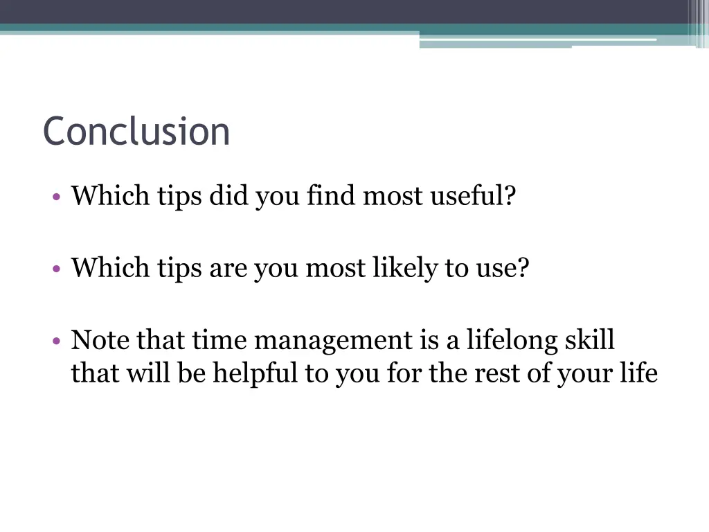 conclusion