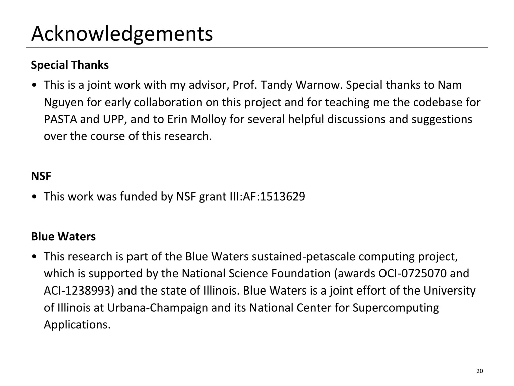 acknowledgements