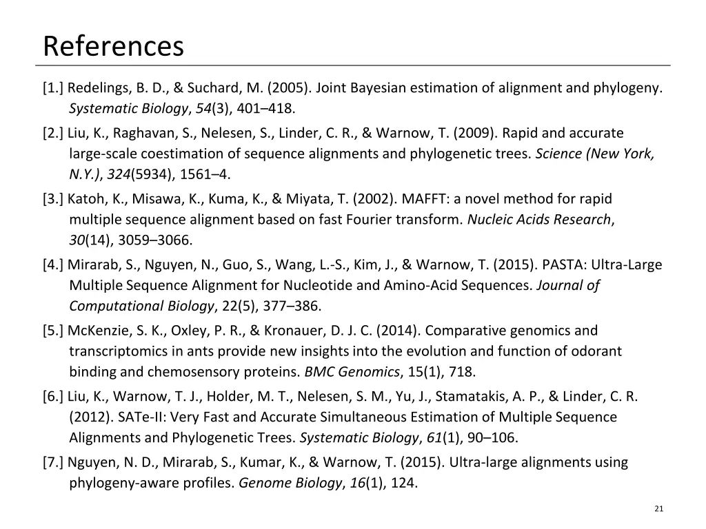 references