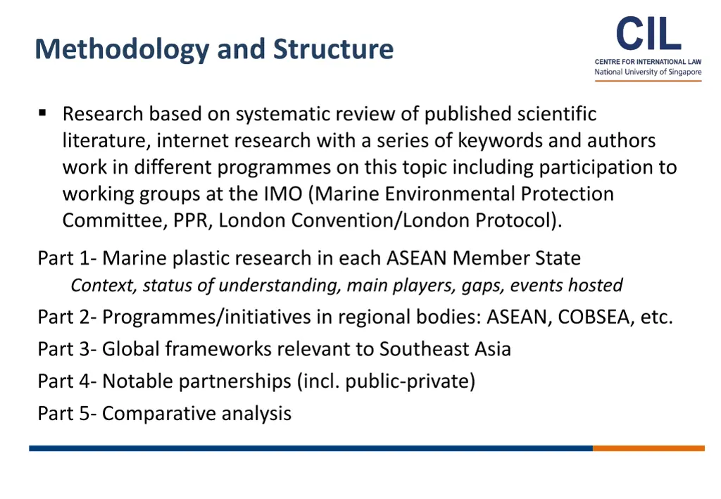 methodology and structure