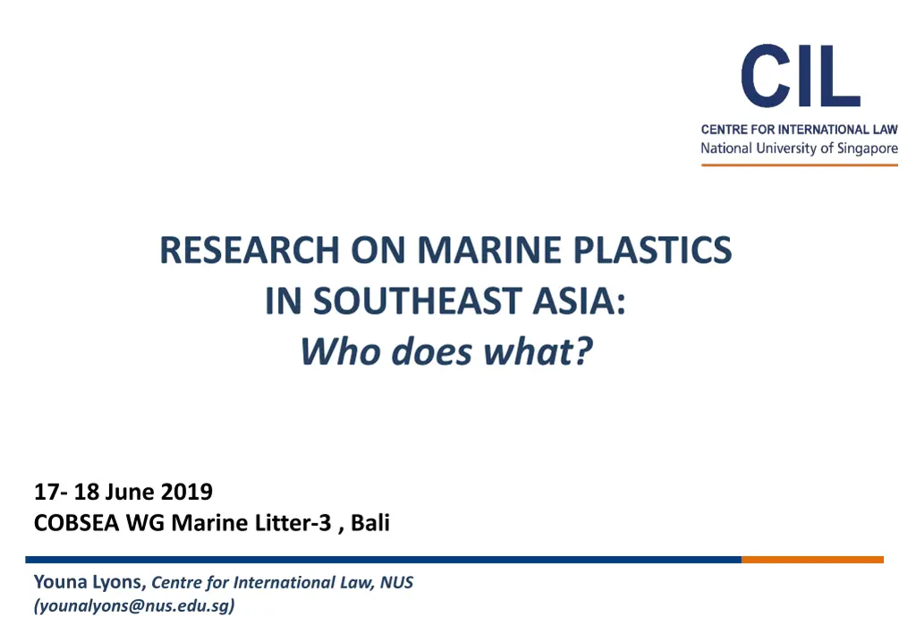 research on marine plastics in southeast asia