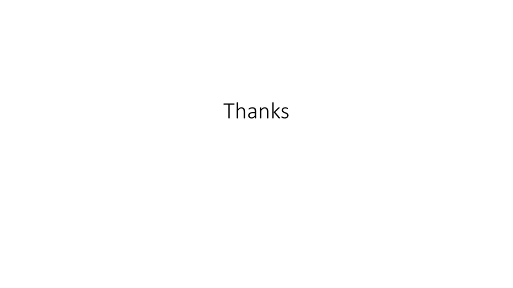 thanks