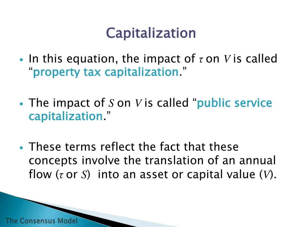 capitalization