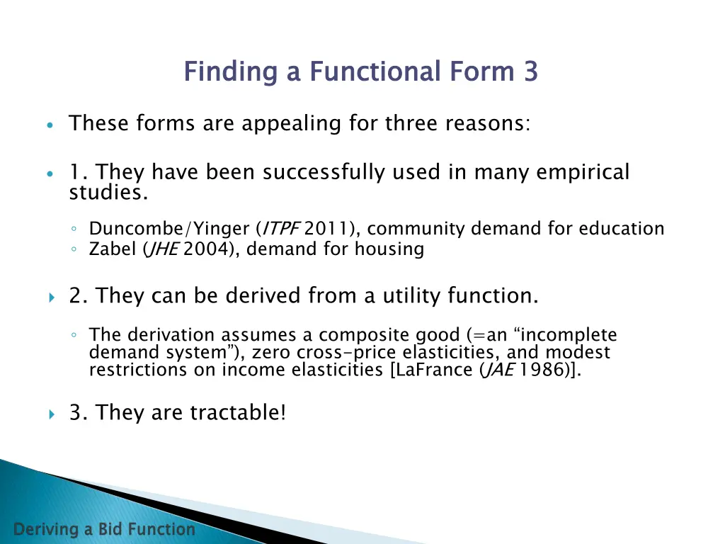 finding a functional form 3