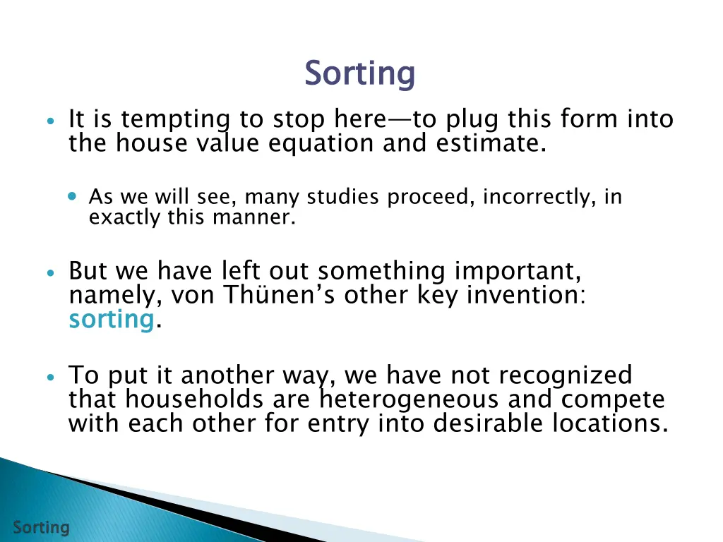 sorting