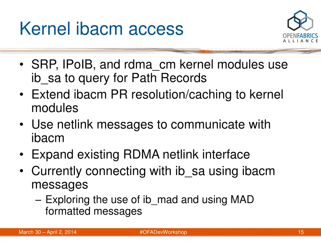 kernel ibacm access
