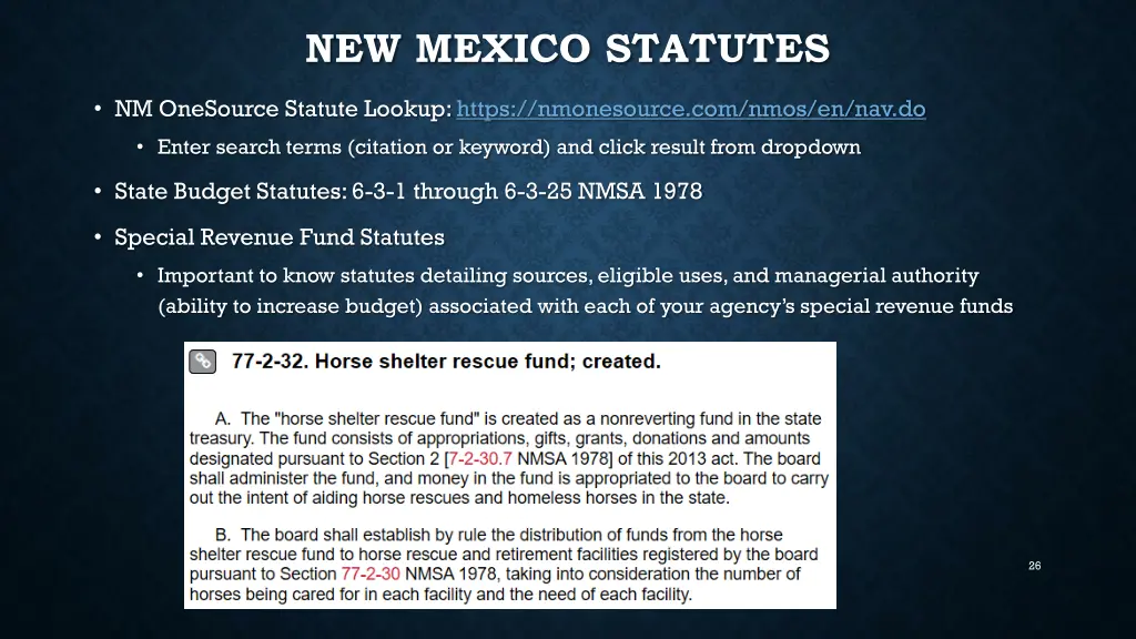 new mexico statutes