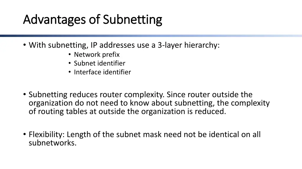 advantages of subnetting advantages of subnetting