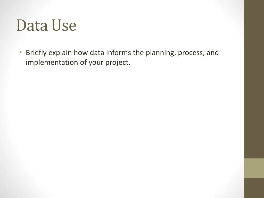 data use