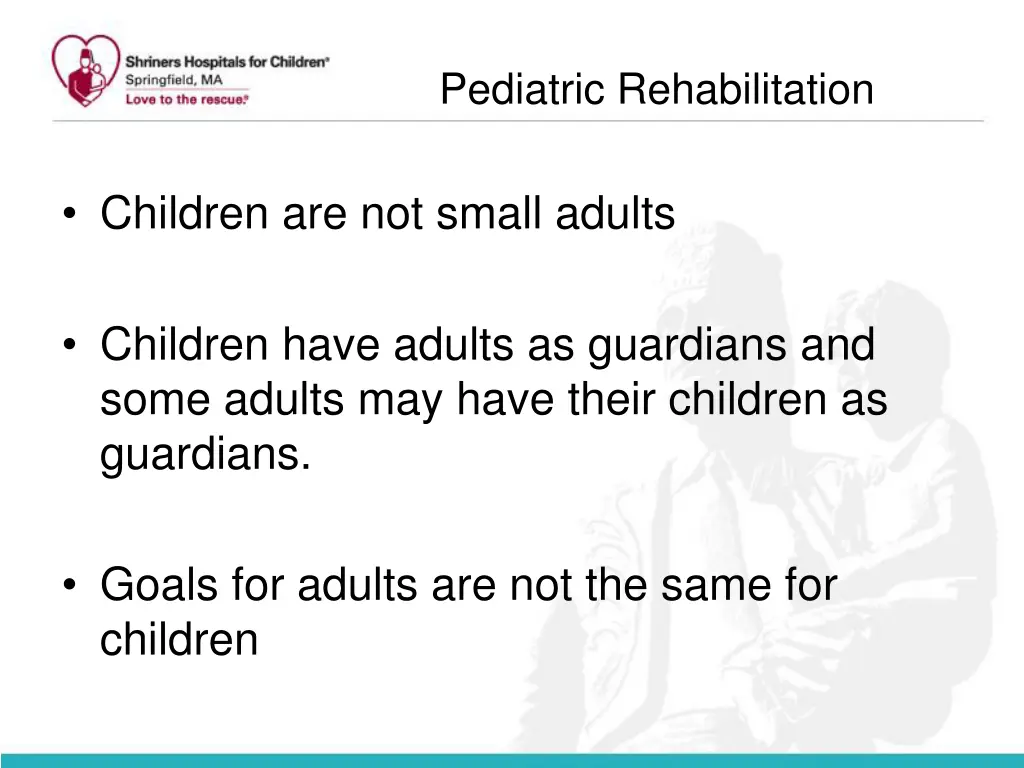 pediatric rehabilitation