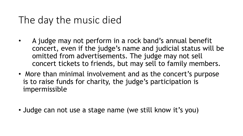the day the music died